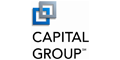 Logótipo da marca Capital Group com o simbolo de dois quadrados azul e cinzento