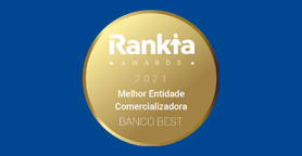 Prémios Rankia. O Best foi premiado para melhor corretora em ETF e melhor entidade comercializadora de Fundos de investimento.