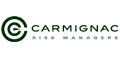 Logótipo da marca Carmignac com tom verde 