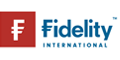 Logótipo da marca Fidelity International juntamente com simbolo vermelho